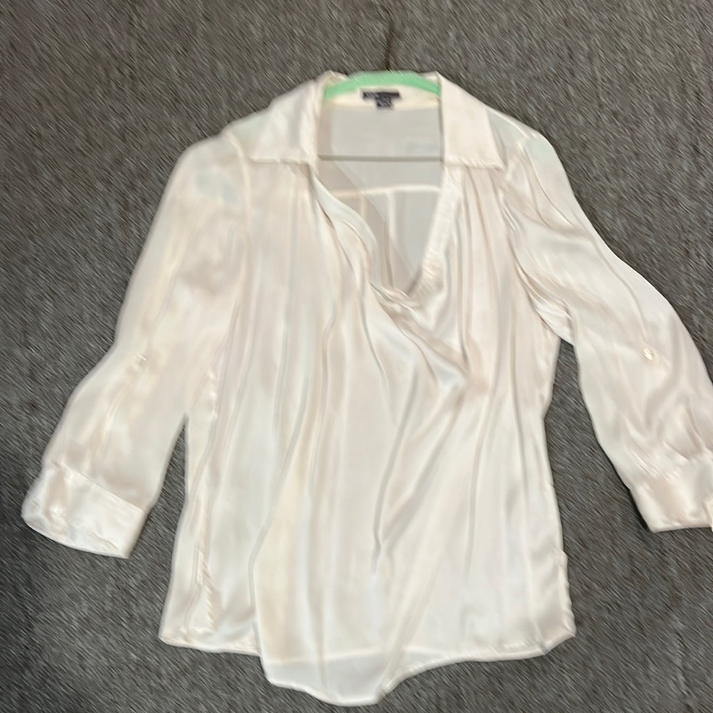 Vince White Blouse